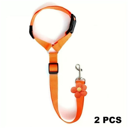 🎁2-in-1 Dog Car Seat Belt & Walking Leash