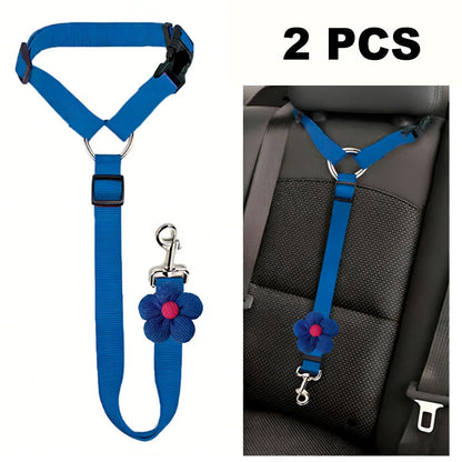 🎁2-in-1 Dog Car Seat Belt & Walking Leash