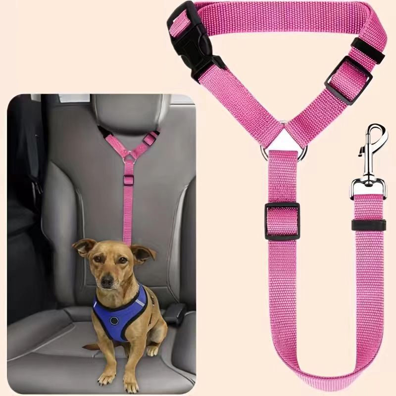 🎁2-in-1 Dog Car Seat Belt & Walking Leash