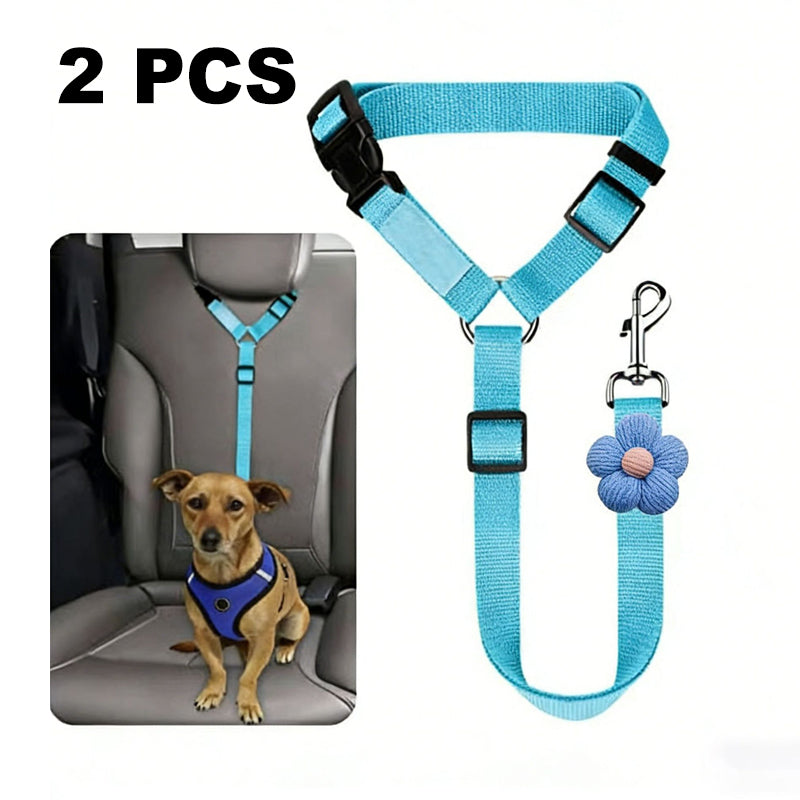 🎁2-in-1 Dog Car Seat Belt & Walking Leash