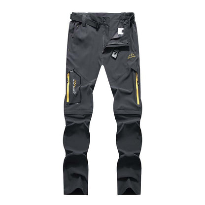 Men's 2-in-1 Convertible Hiking Pants with Belt