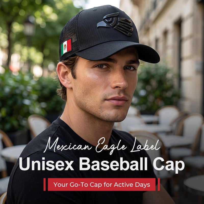 ⚾ LIMITED-TIME 30% OFF! ✨ Unisex Baseball Cap – Mexican Eagle, Embroidered, Casual 🦅