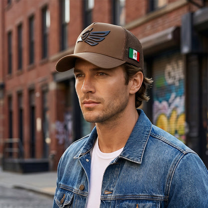 ⚾ LIMITED-TIME 30% OFF! ✨ Unisex Baseball Cap – Mexican Eagle, Embroidered, Casual 🦅
