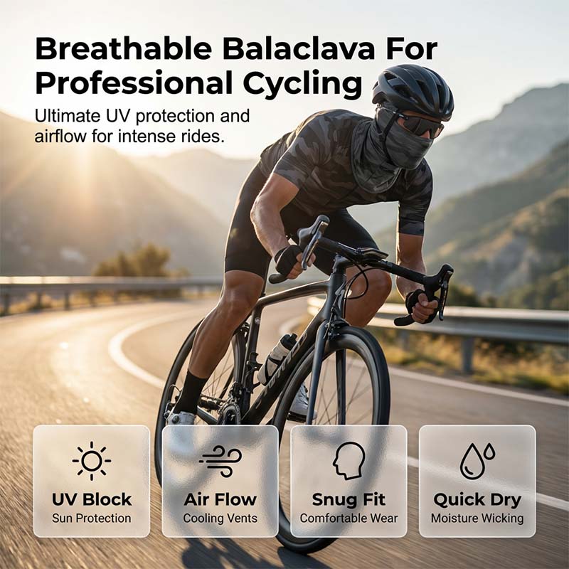 📢📢40% OFF !! ⏰UV Protective Breathable Balaclava for Cycling