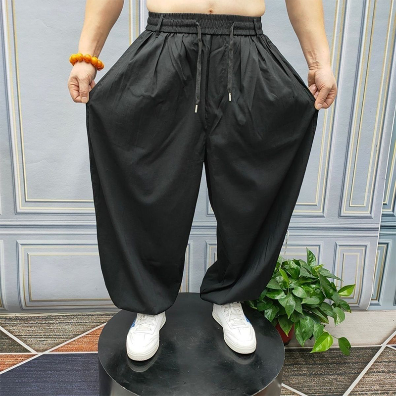 📢📢30% OFF !! ⏰ Men's Summer Loose Fit Harem Pants – Breathable cotton, elastic waist & relaxed fit – perfect for lounging, yoga or hot days 🧘‍♂️