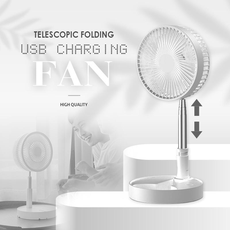📢📢40% OFF !! ⏰ Telescopic Folding USB Charging Fan