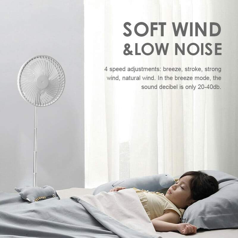 📢📢40% OFF !! ⏰ Telescopic Folding USB Charging Fan