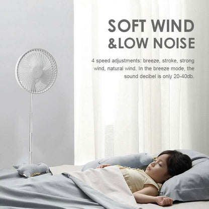 📢📢40% OFF !! ⏰ Telescopic Folding USB Charging Fan