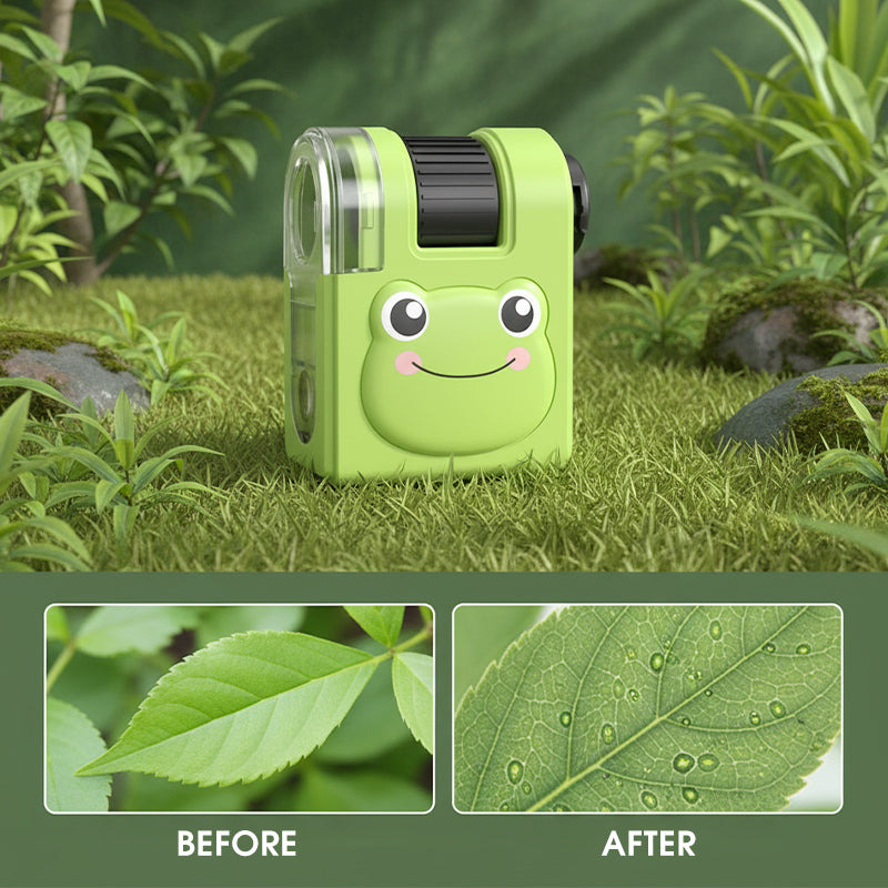 🥳2026 HOT SALE🥳📱🔬 40% OFF! Selling Fast – Portable Kids Microscope – Pocket‑sized, UV light for fun checks, clips to phone. Adventure in your pocket! 🎒⚡