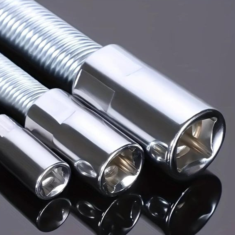 Flexible Socket Extension Bar for Ratchet Wrench