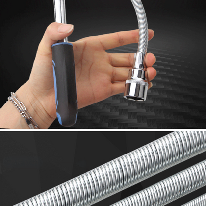 Flexible Socket Extension Bar for Ratchet Wrench