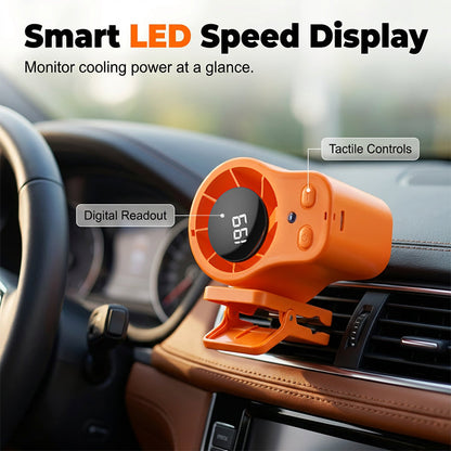 💨❄️Hands-Free Personal Cooling Fan with LED digitial Display