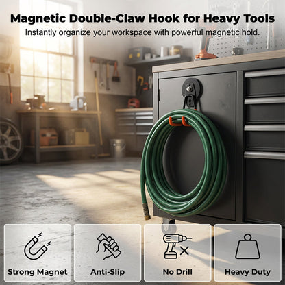 🔥Heavy-Duty Magnetic Double-Claw Hook