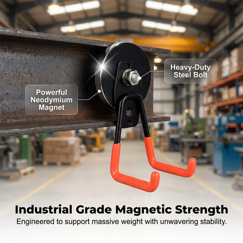🔥Heavy-Duty Magnetic Double-Claw Hook