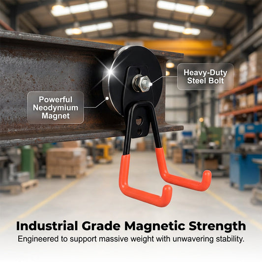 🔥Heavy-Duty Magnetic Double-Claw Hook