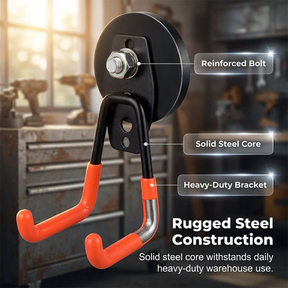 🔥Heavy-Duty Magnetic Double-Claw Hook