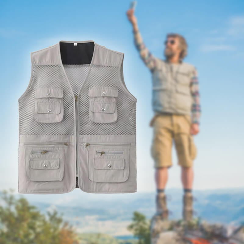 Outdoor ice silk multifunctional vest
