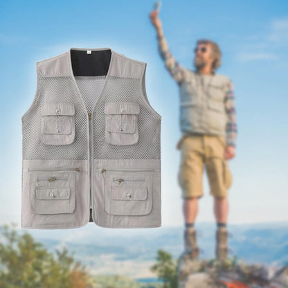 Outdoor ice silk multifunctional vest