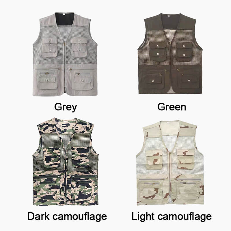 Outdoor ice silk multifunctional vest