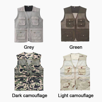 Outdoor ice silk multifunctional vest