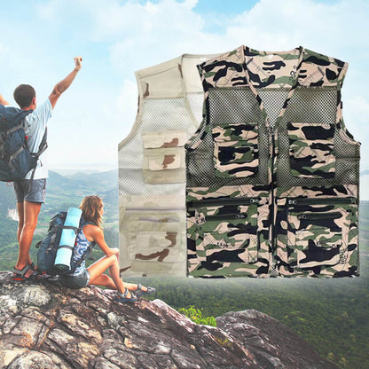Outdoor ice silk multifunctional vest