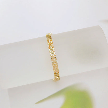 🎁2026 New Arrivals 40% OFF💥 Geometric Link Bracelet – Minimalist, Modern, Dainty 🔷