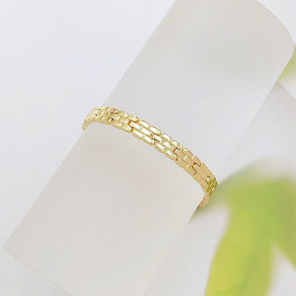 🎁2026 New Arrivals 40% OFF💥 Geometric Link Bracelet – Minimalist, Modern, Dainty 🔷