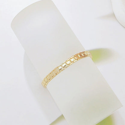 🎁2026 New Arrivals 40% OFF💥 Geometric Link Bracelet – Minimalist, Modern, Dainty 🔷