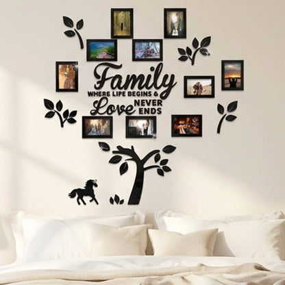 🌳 LIMITED-TIME 40% OFF! ✨ 3D Family Tree Photo Frame Wall Sticker – Modern, Glossy, Self-Adhesive 🏡