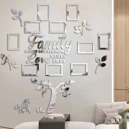 🌳 LIMITED-TIME 40% OFF! ✨ 3D Family Tree Photo Frame Wall Sticker – Modern, Glossy, Self-Adhesive 🏡