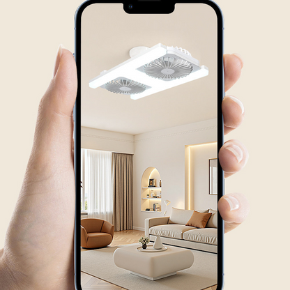 📢📢37% OFF !! ⏰ 2-in-1 LED Ceiling Fan Light – Dual Cooling, Ultra Bright, Tool-Free Install 🌀