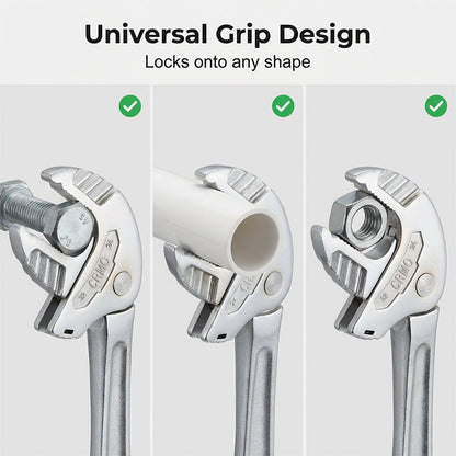 🎁2026 New Arrivals 49% OFF💥Self-Adjusting Heavy-Duty Multi-Function Wrench – Built-in pliers & wire cutter, chrome-vanadium steel – grips multiple sizes without slipping – perfect for plumbing, auto or home repairs 🔩