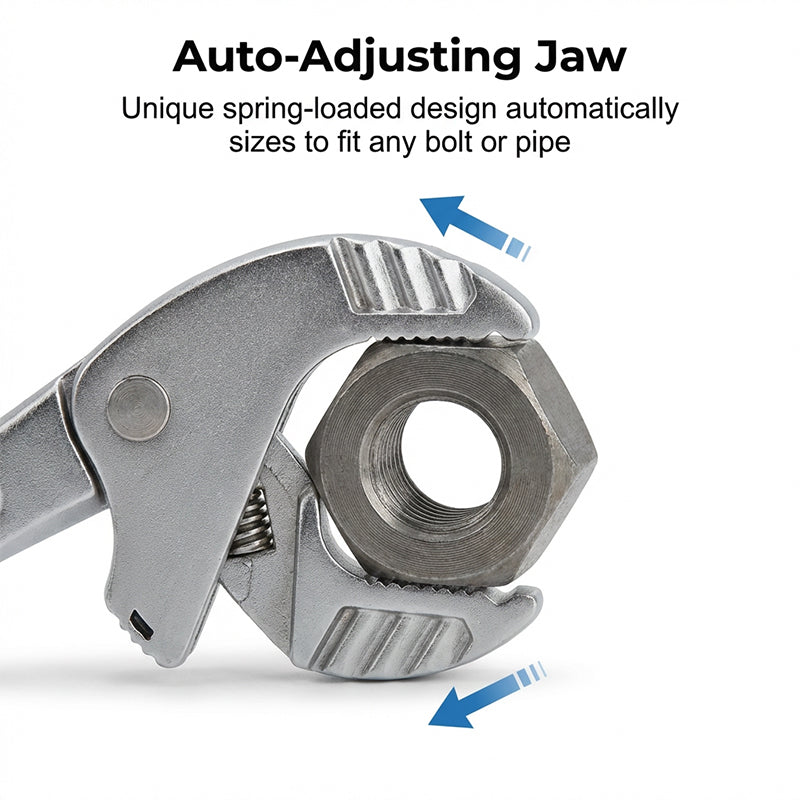 🎁2026 New Arrivals 49% OFF💥Self-Adjusting Heavy-Duty Multi-Function Wrench – Built-in pliers & wire cutter, chrome-vanadium steel – grips multiple sizes without slipping – perfect for plumbing, auto or home repairs 🔩