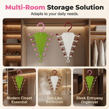 👚LAST DAY 40% OFF⚡Multi-Functional V-Shaped Double Sided Hanger Storage Rack