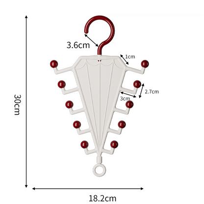 👚LAST DAY 40% OFF⚡Multi-Functional V-Shaped Double Sided Hanger Storage Rack