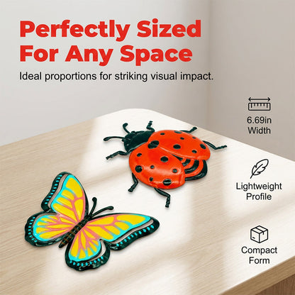 🌸🌿 LIMITED-TIME 40% OFF! 🐝🦋🐞 3D Insect Wall Hangings – Bee, Butterfly, Ladybug, Weather-Resistant for Garden & Patio ☀️🍃