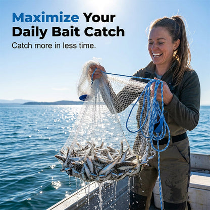 📢📢50% OFF !! ⏰ Easy-Throw Cast Net – Heavy-Duty Mesh, Rapid Sinking, Versatile 🌊