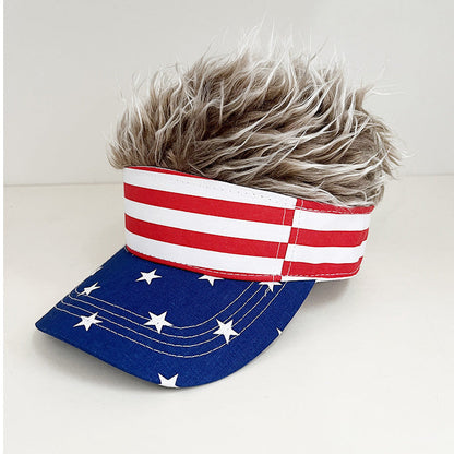 Novelty Wig Baseball Cap