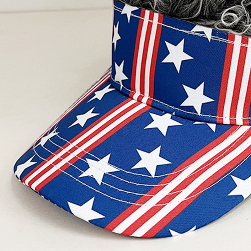 Novelty Wig Baseball Cap