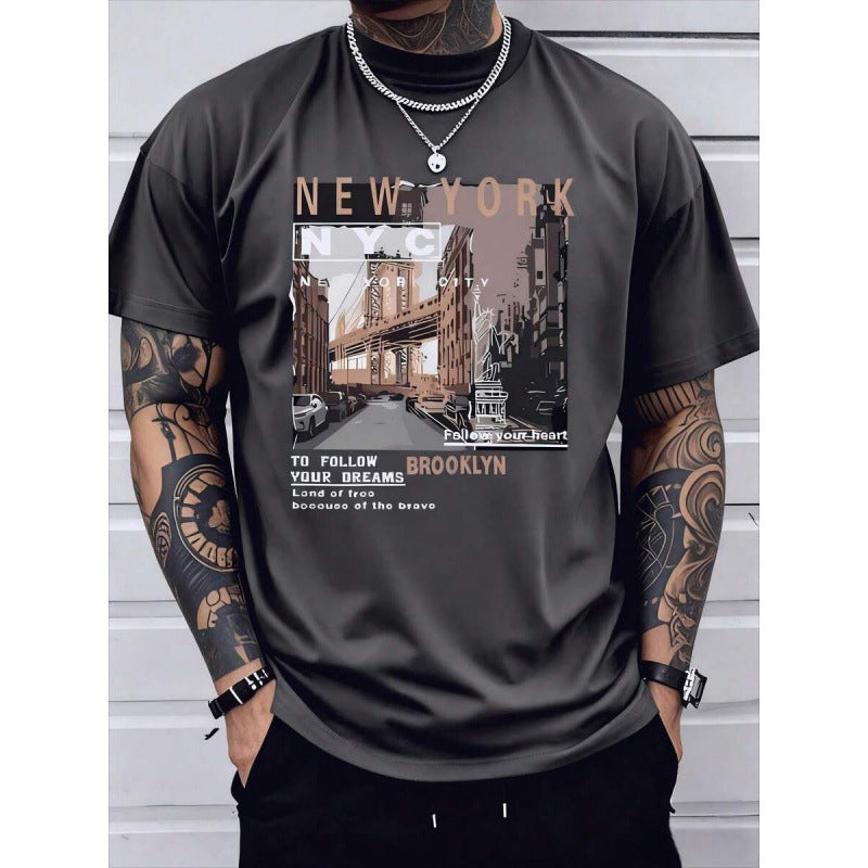 📢📢40% OFF !! ⏰Urban Style New York City Short Sleeve Top