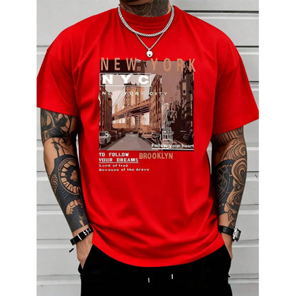 📢📢40% OFF !! ⏰Urban Style New York City Short Sleeve Top