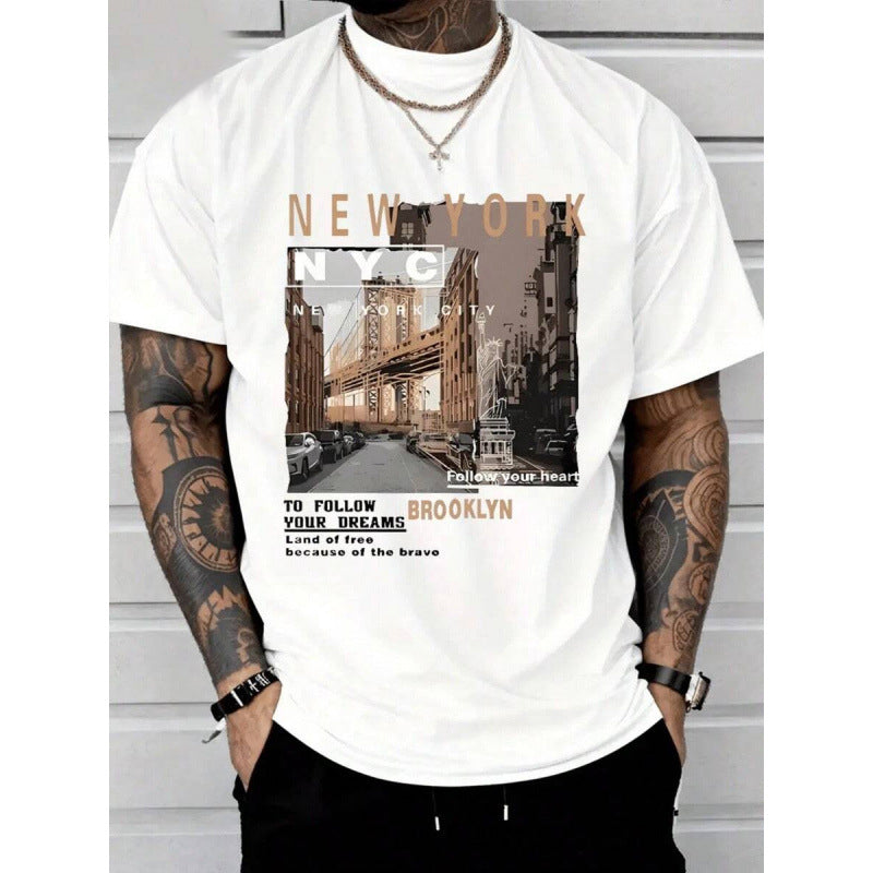 📢📢40% OFF !! ⏰Urban Style New York City Short Sleeve Top