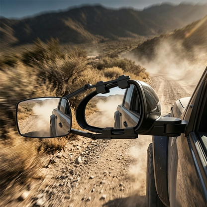 🚛 See More, Tow Safer – Adjustable Extendable Trailer Mirror 👀