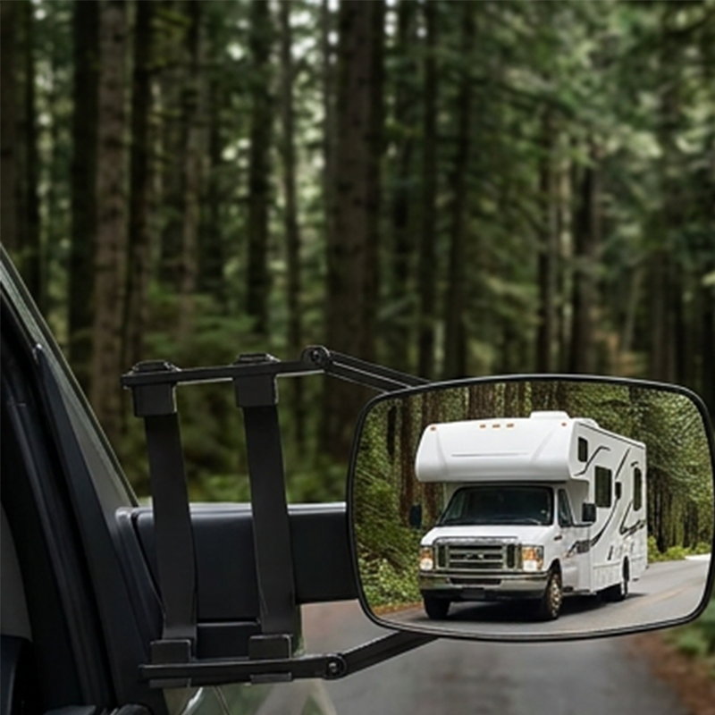 🚛 See More, Tow Safer – Adjustable Extendable Trailer Mirror 👀
