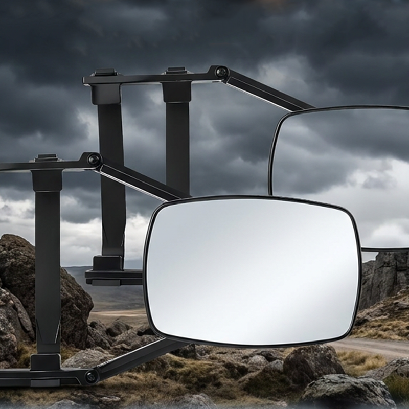 🚛 See More, Tow Safer – Adjustable Extendable Trailer Mirror 👀