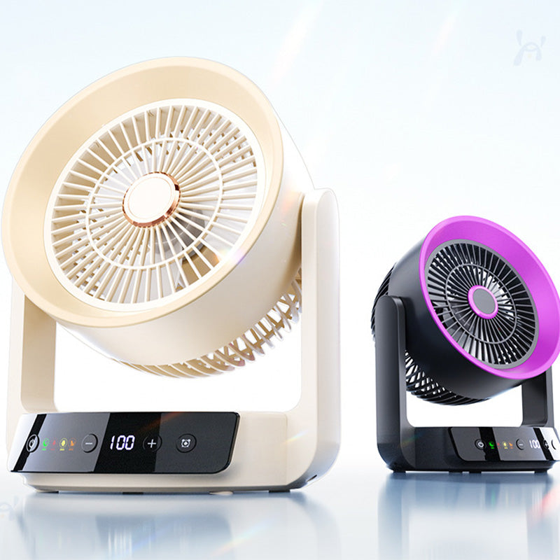 📢📢40% OFF !! ⏰Quiet Desktop Fan with Smart LED Display