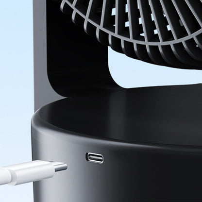📢📢40% OFF !! ⏰Quiet Desktop Fan with Smart LED Display