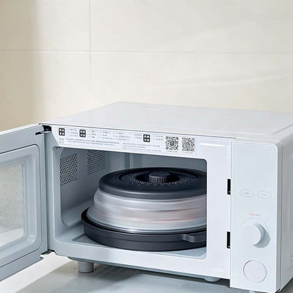 📢📢43% OFF !! ⏰Collapsible Microwave Cover with Base Mat💨