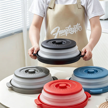 📢📢43% OFF !! ⏰Collapsible Microwave Cover with Base Mat💨