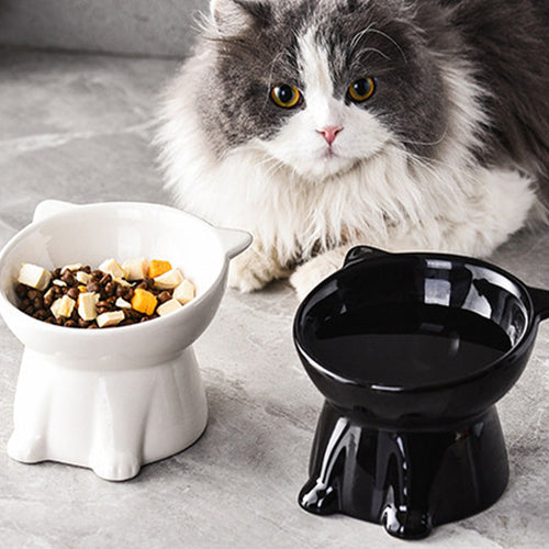 📢📢30% OFF !! ⏰Ergonomic Elevated Cute Cat Bowl